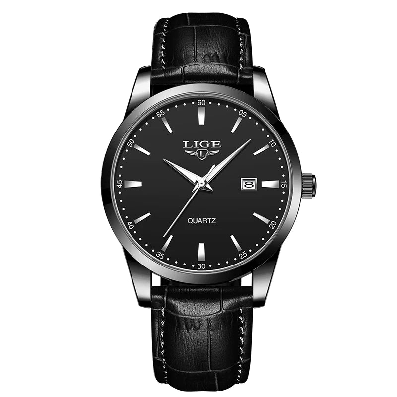 Relógio Vintage LIGE Moonphase
