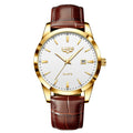 Relógio Vintage LIGE Moonphase
